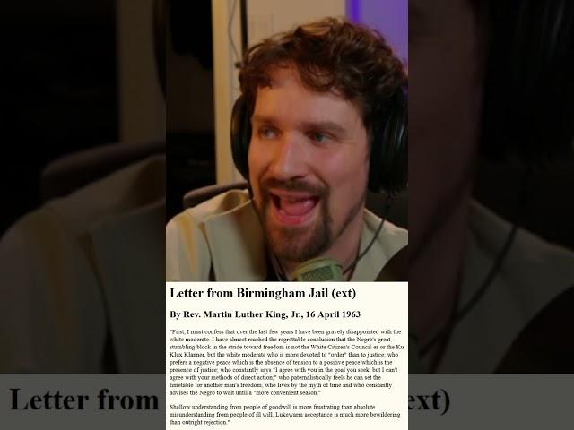 Martin Luther King shows why @lexfridman is wrong about peace, talk to@Zelenskyy_President  #Destiny