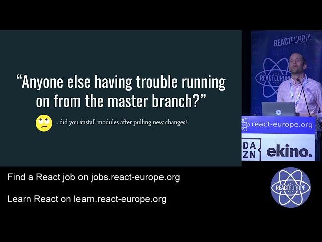 Move fast with confidence - Paul Armstrong aka @paularmstrong at @ReactEurope 2019