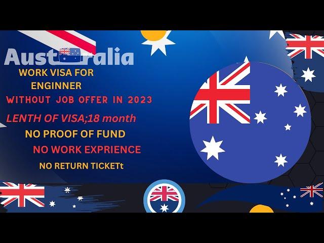 Australia Work Visa For Engineers Without Job Offer in 2023