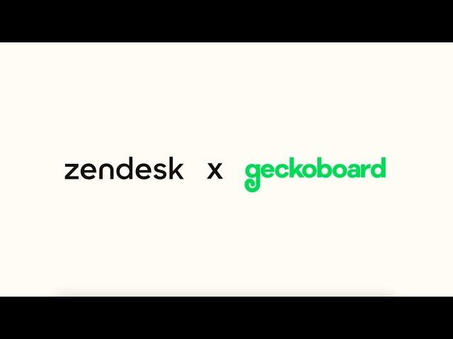 Zendesk Partner Spotlight: Geckoboard