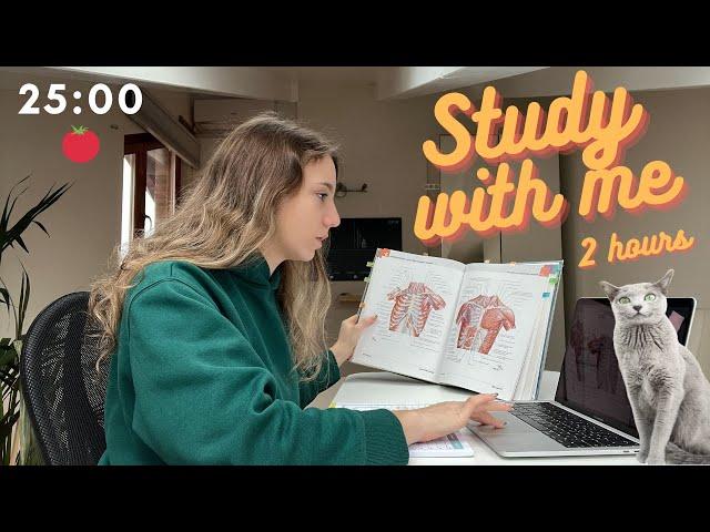 REAL TIME STUDY WITH ME (with music) - 2 HOURS MOTIVATION  | Medmaki