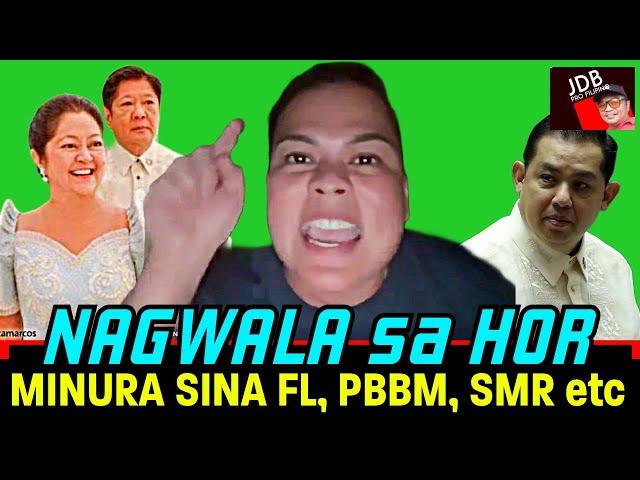 VP SARA PINAGMUMURA AT IPINAPAPATAY SINA PBBM AT FL LIZA HABANG NASA SILID NI ZULEIKA