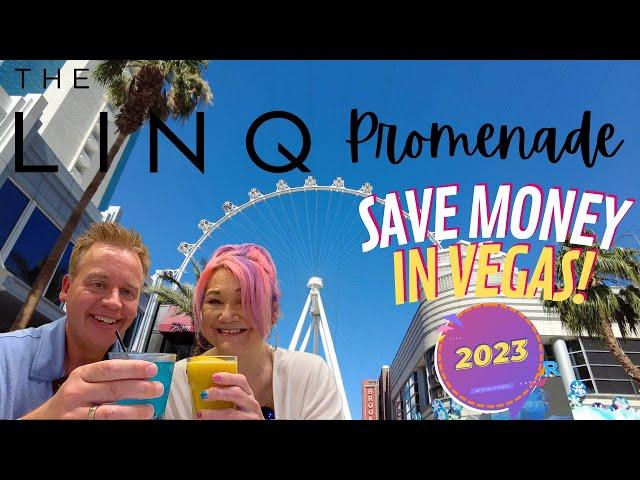 TOP 8 HAPPY HOURS at LINQ PROMENADE LAS VEGAS 2023! | Bottoms Up