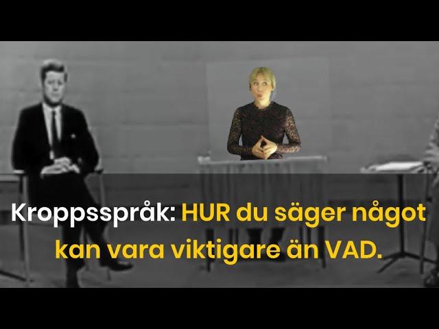 Kroppsspråk: HUR du säger något kan vara viktigare än VAD