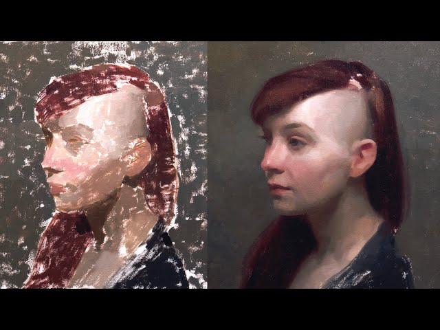 Paint Portraits FASTER using the Alla Prima Method