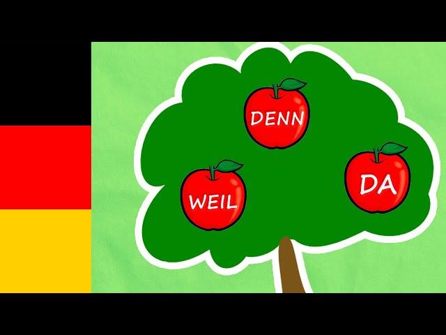 Німецькі сполучники WEIL, DENN, DA! Німецька з нуля, урок №62