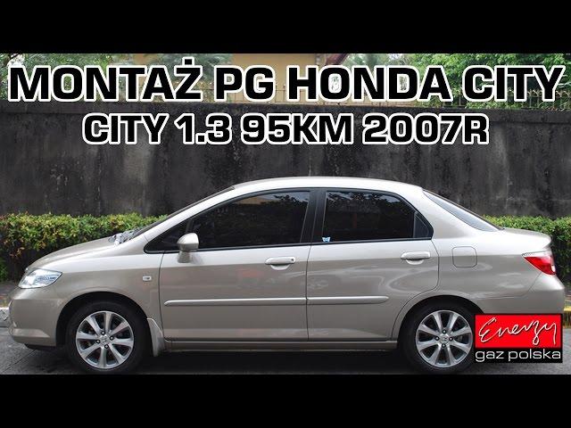 Montaż LPG Honda City z 1.3 95KM 2007r w Energy Gaz Polska na gaz Stag 4