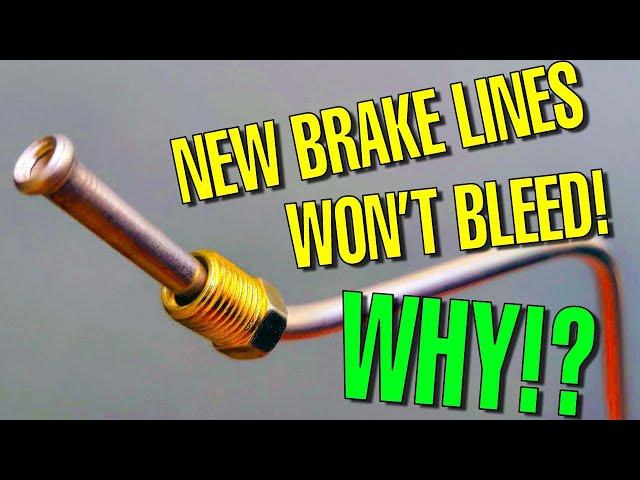 Brakes Won't Bleed New Lines