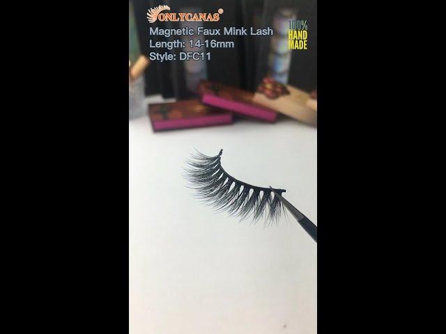 Faux Mink Magnetic Lashes 14-17mm|High-quality Eyelash Manufacturer Vendors Wholesale DFC11 #shorts