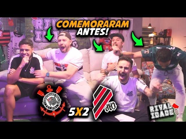 React Corinthians 5x2 Athletico Pr | Melhores momentos | Gols | Brasileirão