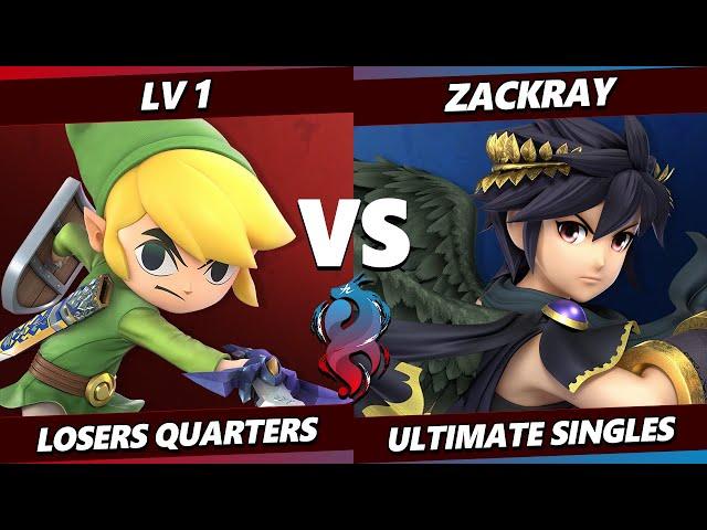 Kowloon Kagaribi TOP 8 - Lv.1 (Toon Link) Vs. zackray (Pit, Dark Pit, ROB) Smash Ultimate - SSBU