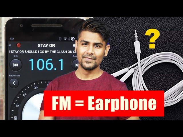 Why Earphone is Required to Play FM Radio in Smartphone?