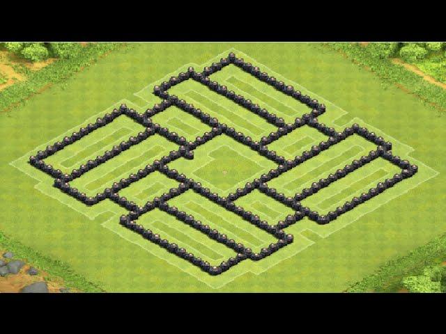 Clash of Clans BEST Town Hall 8 Trophy Base