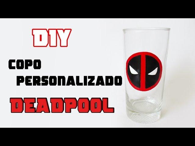 DIY: How to Make a DEADPOOL Glass Tutorial