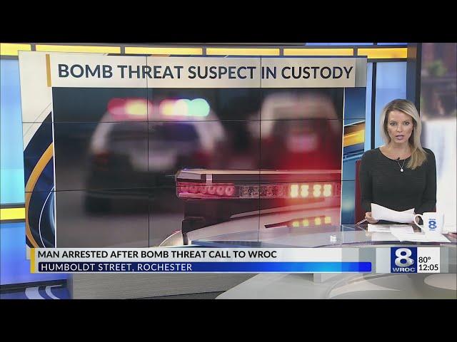 Rochester man arrested after calling in bomb threat to News 8 WROC