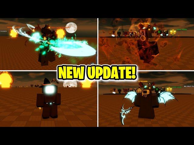 NEW UPDATE!! - TOILET ROLEPLAY HALLOWEEN SPOOKTACULAR UPDATE!  (ROBLOX)