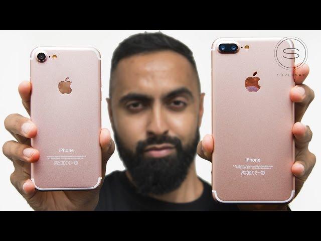 iPhone 7 vs 7 Plus Unboxing (Prototype)
