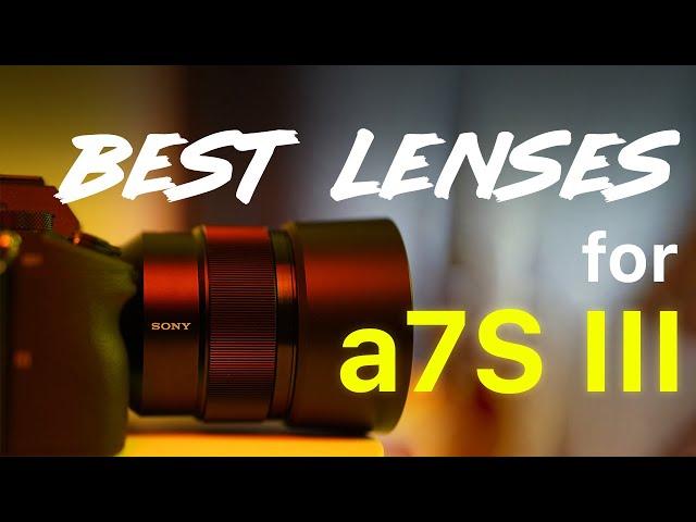 BEST LENSES for Sony a7S III for Cinematic Video and Filmmaking in 2024 | ReallyKunal