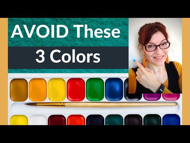 How to Mix Watercolors (AVOID these 3 colors!)