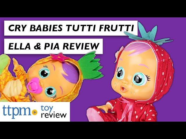 Cry Babies Tutti Frutti Ella and Pia from IMC Toys Review