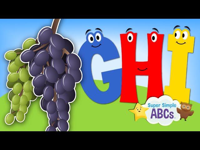 The Sounds of the Alphabet | G-H-I | ​​ Super Simple ABCs