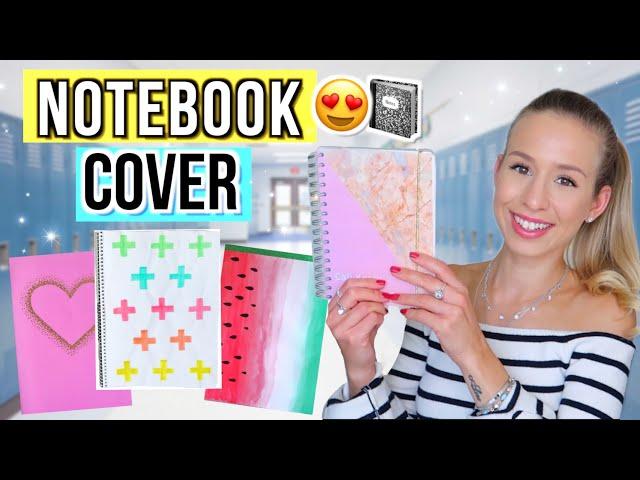 BACK TO SCHOOL DIY NOTEBOOK COVER ️ DIY School Supplies 2019 Deutsch - Cali Kessy