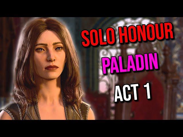 Solo Honour PALADIN Act 1 - Baldur's Gate 3