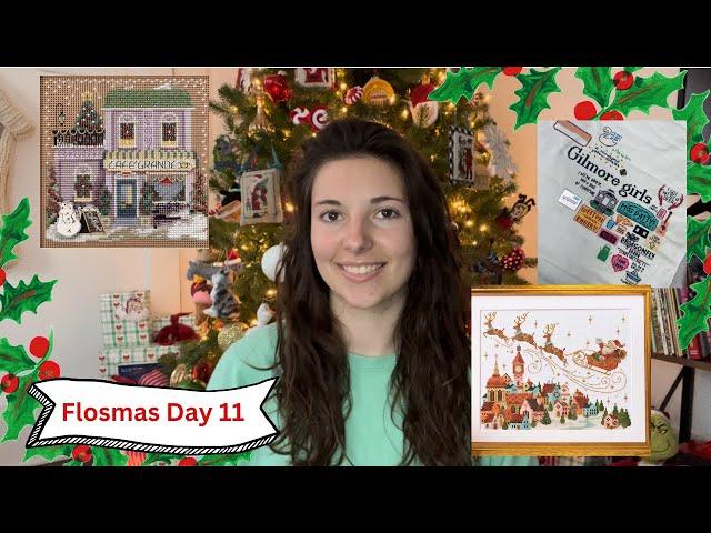 Flossmas Day 11 - Current Stitching updates, New Mill Hill Kit and a Free Pattern