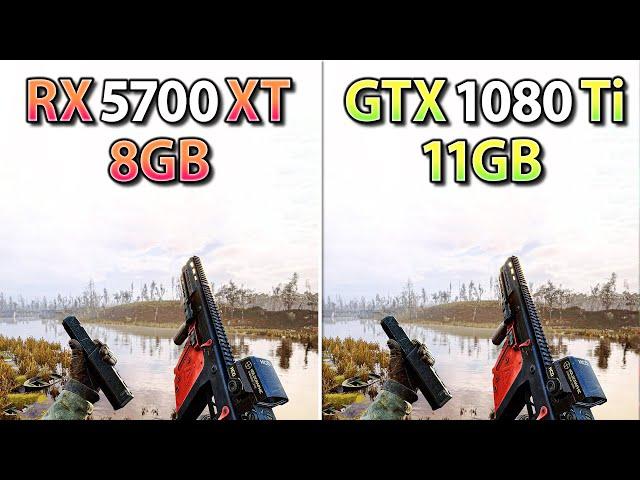 RX 5700 XT vs GTX 1080 Ti - Test in 11 New Games