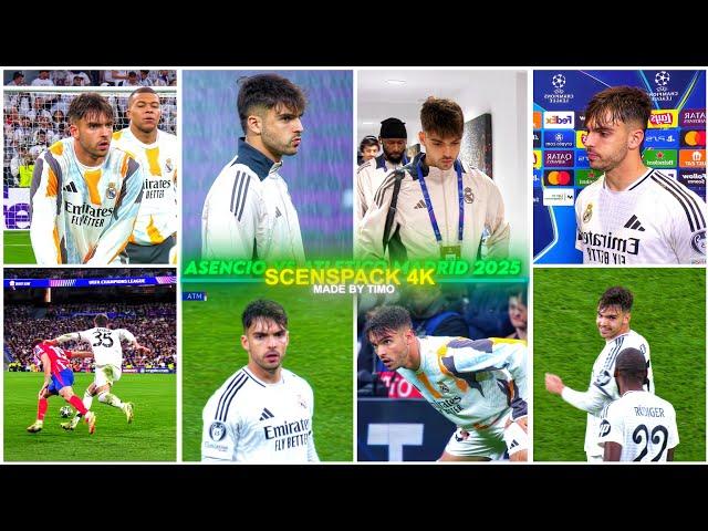 Asensio Vs Atletico Madrid 2025 / RARE CLIPS ● SCENEPACK 4K ( With AE CC and TOPAZ )