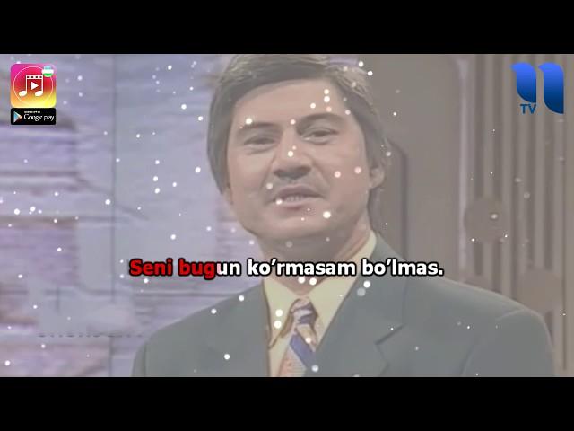 Ohunjon Madaliyev - Ko`rmasam bo`lmas UZBEK KARAOKE