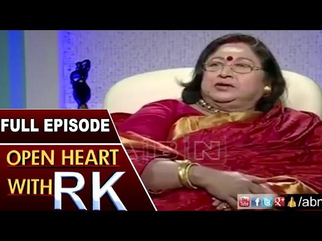 Senior Actress Vanisri Open Heart With RK | Full Episode | ABN Telugu