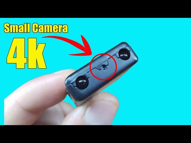 OMG !! The smallest surveillance camera in the world  4K