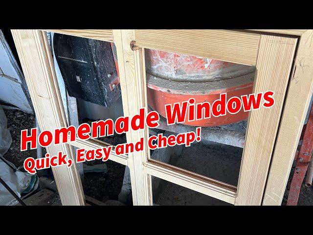 Homemade Wooden Windows for out Italian budget renovation!
