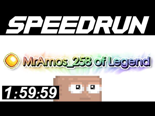 Dirt to Legendary Title Speedrun (in 2 hours!)