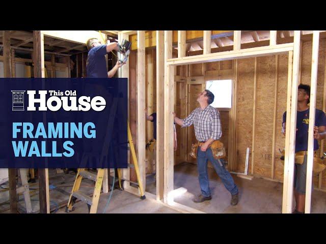 How to Frame a Wall | This Old House