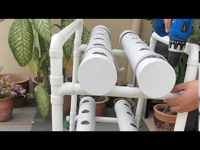 HOW TO MAKE HYDROPONIC SYSTEM AT HOME //EASY AND CHEAP