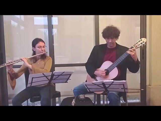 Duo Fernández-Martínez - Kaspar Fürstenau 12 Pieces for Flute and Guitar, Op.35 Nº10 Andante