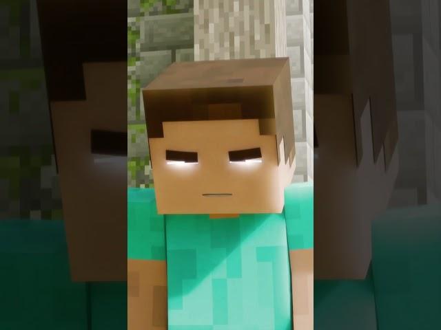 Don't mess with Steve(Minecraft Animation) #short #minecraft