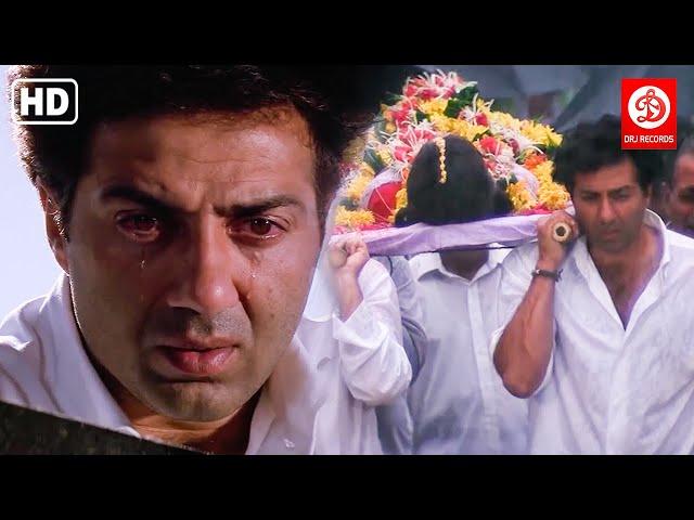 बहन के निधन पर सदमे में सनी देओल |  Sunny Deol | Raveena Tandon |  Ziddi Action Drama Hindi Movie