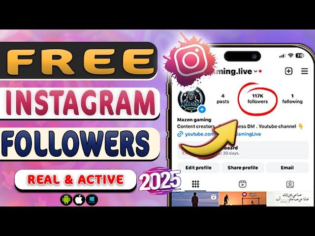 How to Get FREE Instagram Followers ️ Grow on Instagram 2025 (Easy & Fast)