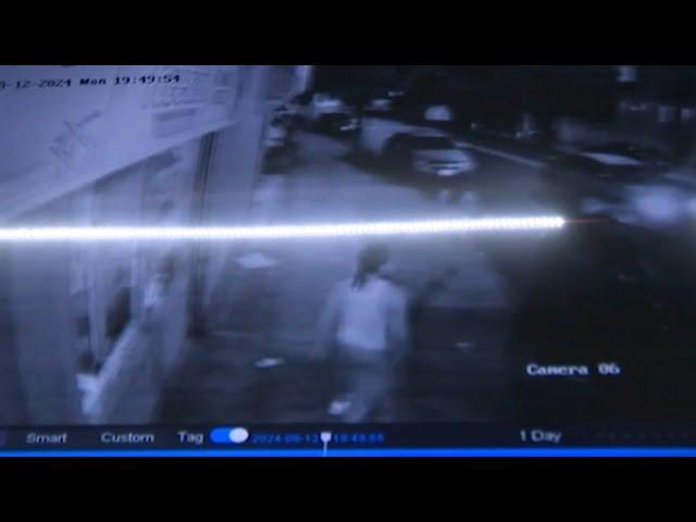 Surveillance video shows moments leading to police shooting in Newark