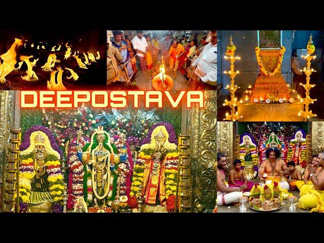 Adhishakthi Draupadi Devi Deepotsava | Poornima Aarthi at Sri Dharmaraya Swamy Temple December 2024