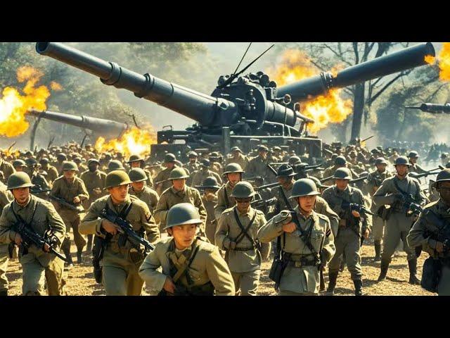 Movie: Japanese use artillery shell to intimidate the guerrillas,who launch a direct counterattack!