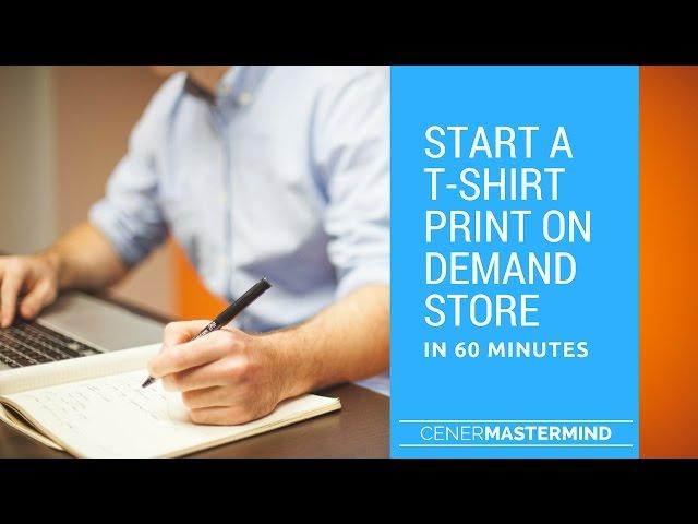 Setup A T-Shirt Print on Demand Shopify Store In 60 Minutes
