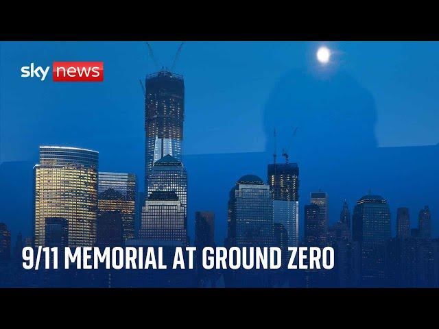 9/11 Ground Zero memorial in New York on 23rd anniversary of the September 11th attack