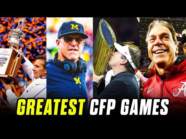 The Nine Greatest College Football Playoff Games