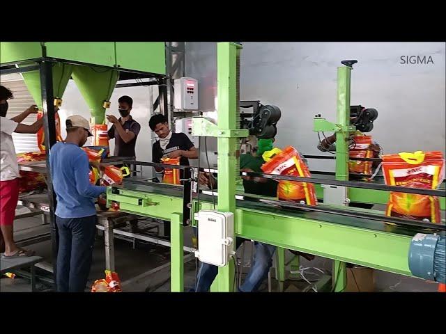 Fertilizer Bag Packing Machine | 5 to 10 Kg  | Sigma Automation | Packaging Systems