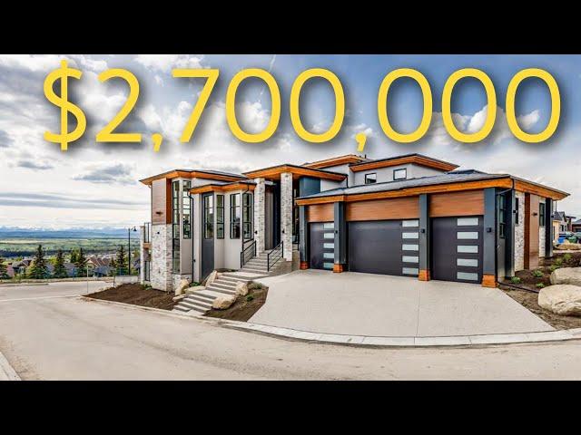 Inside a $2,700,000 Calgary LUXURY Home with MOUNTAIN VIEWS | Calgary Real Estate | Springbank Hill