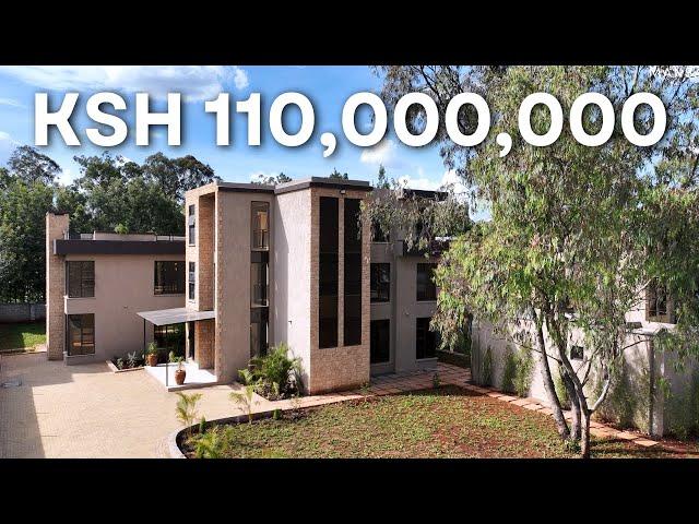Inside Ksh.110,000,000 6 Bedroom Mansion House Tour in Karen Nairobi Kenya #property #realestate